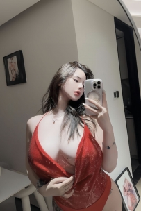 【微密圈】No.067_#阿色_红色低胸_8P+1V