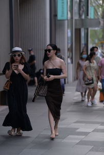 【精选街拍】Vol.2542 紧身包臀裙长香肩 [80P-1.60GB]