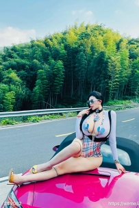 【微密圈】No.130_#芷仪g宝_路过的车主把车停下来_11P