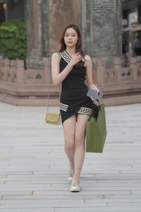 【精选街拍】Vol.3375 女神设计感黑裙 [275P-3.10GB]